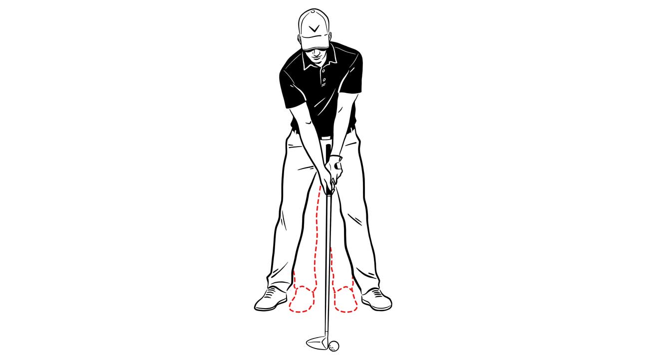 wide leg stance