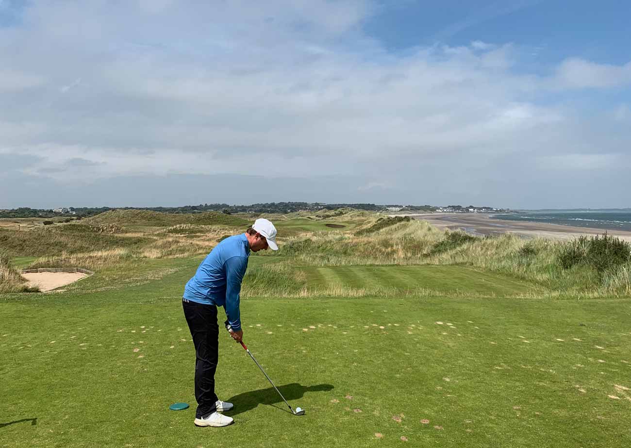 Portmarnock in a mega-wind is a mega-test.