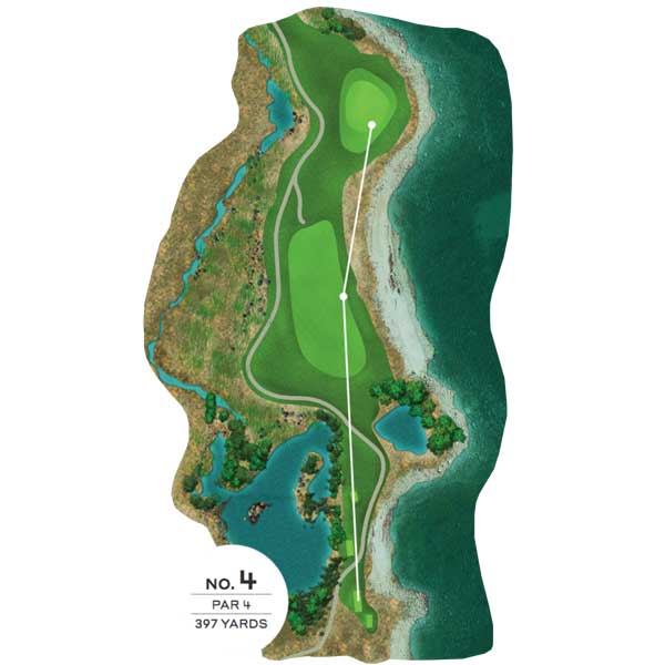 The 4th hole at Fishers Island.