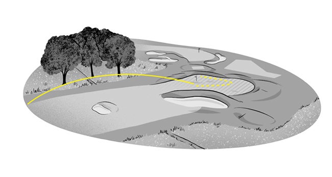 Punchbowl designs are a unique mix of intimidating and approachable, with Sleepy Hollow G.C.'s recently renovated 16th serving as a good example of the risk-reward.