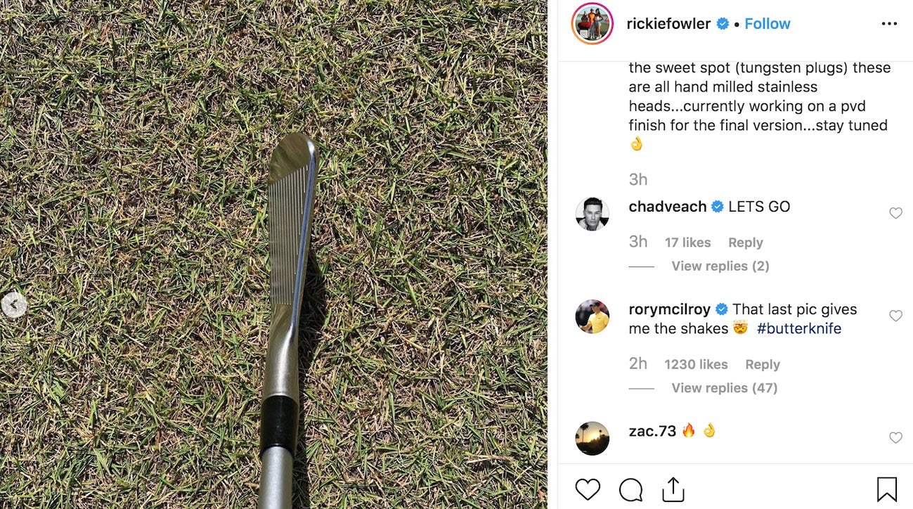 Even McIlroy needs some semblance of offset. 