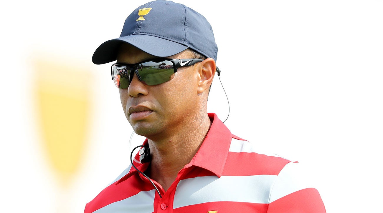 Tiger Woods at the 2016 Presidents Cup