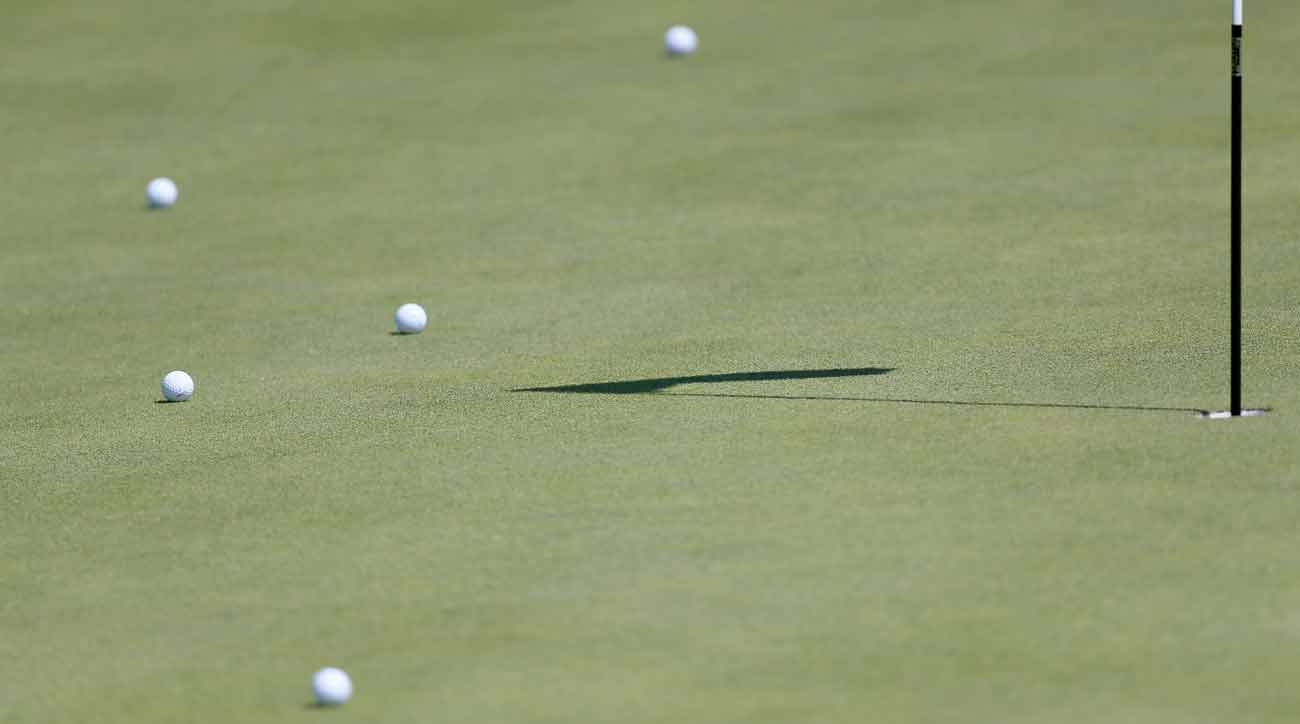 balls on green