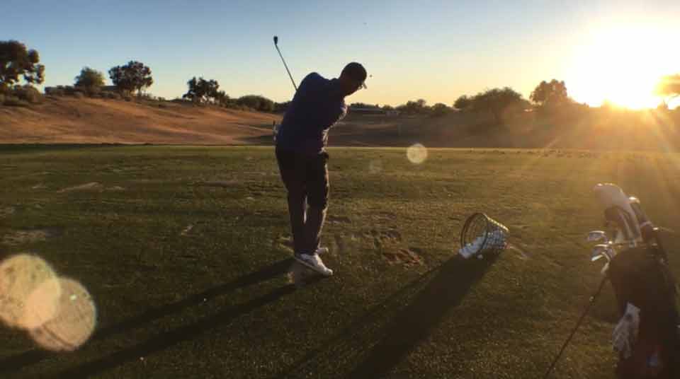 Paul's new, shallower and shorter finish position.