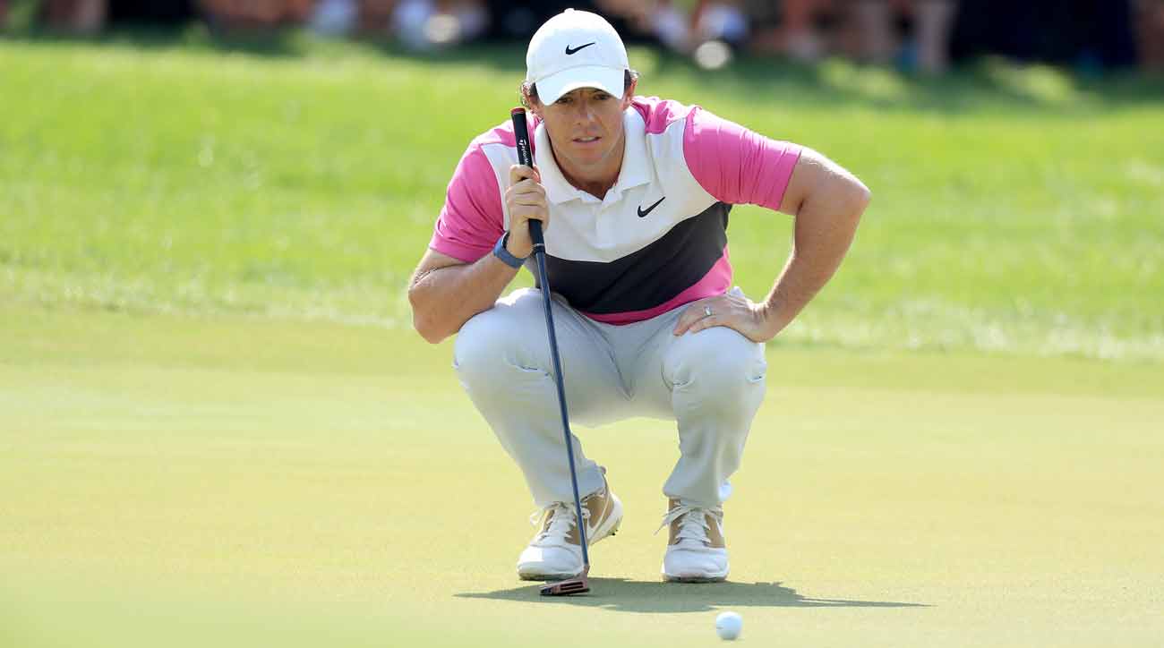 Rory McIlroy putting