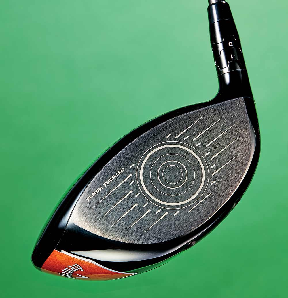 FACE OF THE FUTURE: The AI-engineered clubface of 2019&rsquo;s top-selling Epic Flash gives way to an even more radical version in the Mavrik driver.