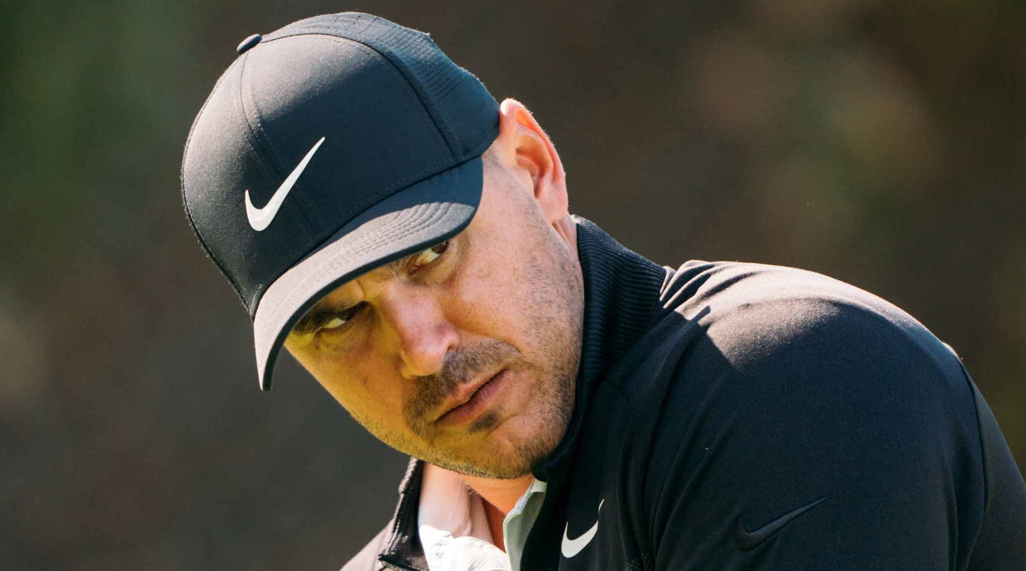 Brooks Koepka, already locked in.