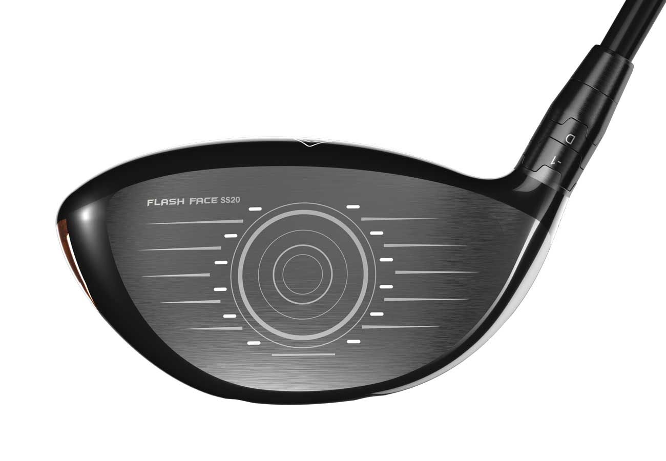 The face of the Callaway Mavrik Sub Zero driver.
