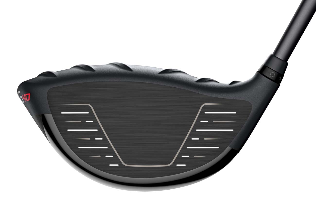 The face of the Ping G410 Plus driver.