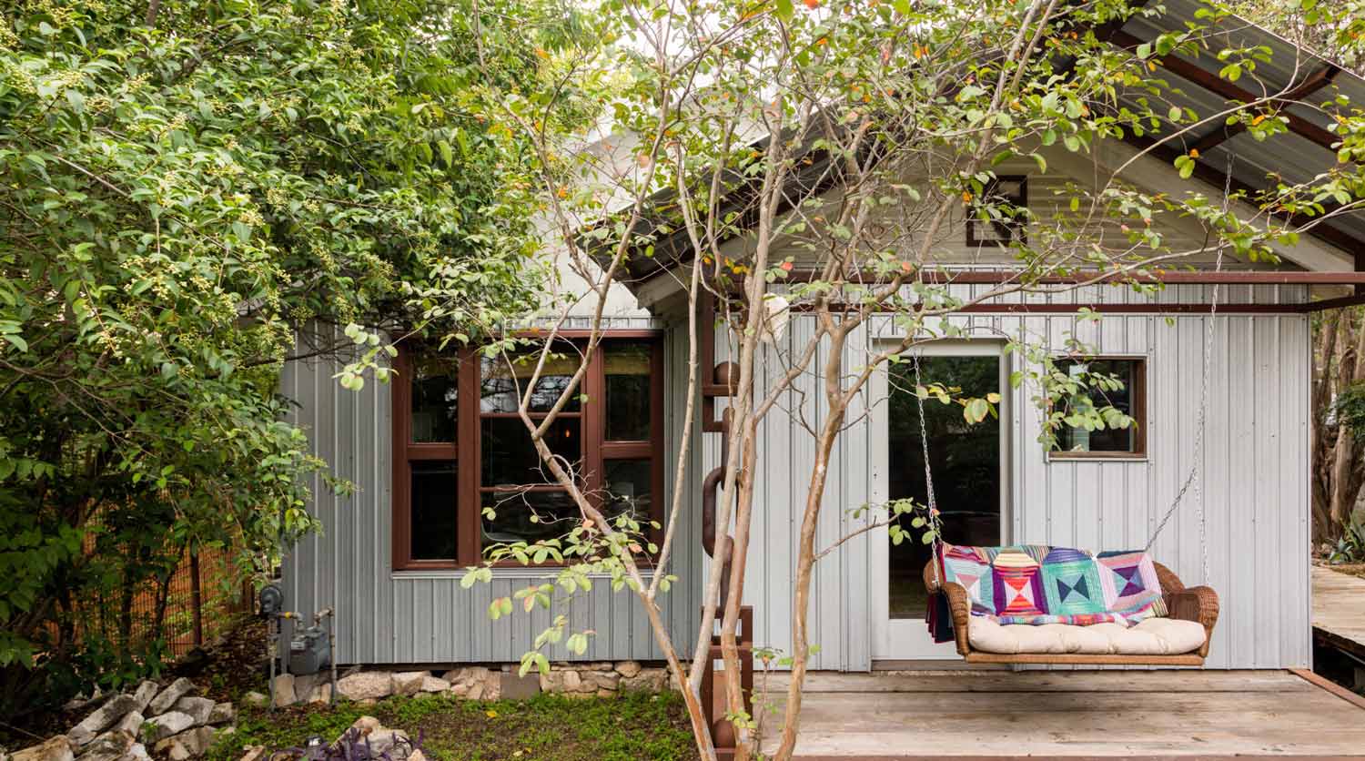 eclectic shack in austin, texas