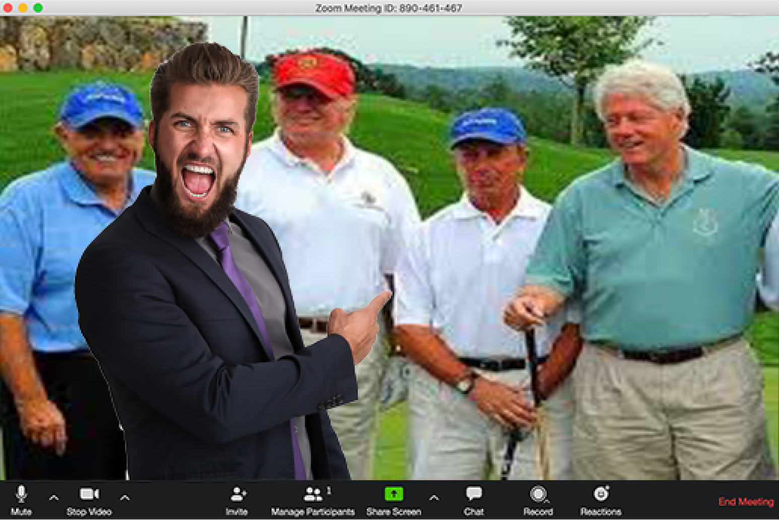 zoom background trump clinton