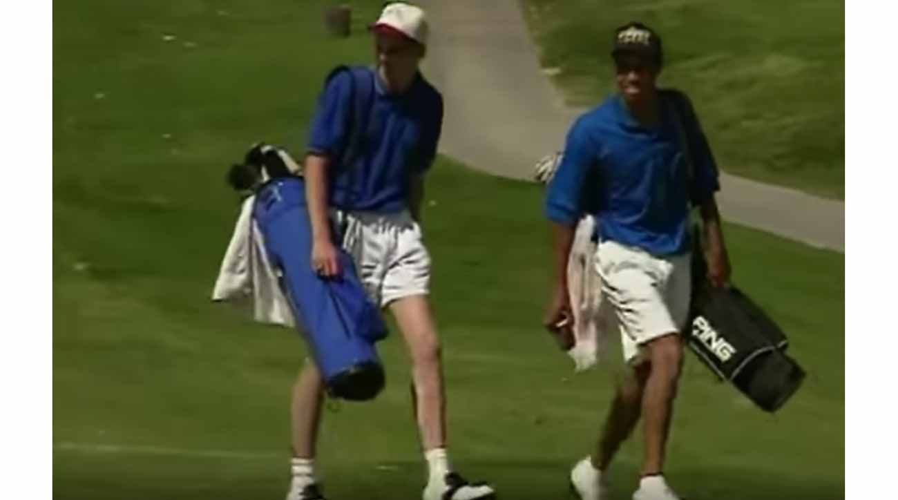 What was it like to walk the fairways alongside high school Tiger Woods?
