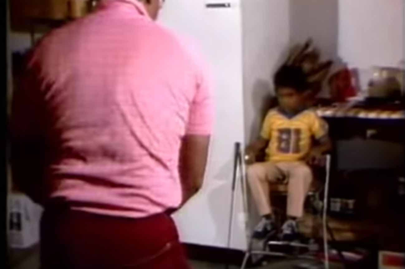 Tiger Woods would watch his father Earl hit golf balls in the garage from a young age.