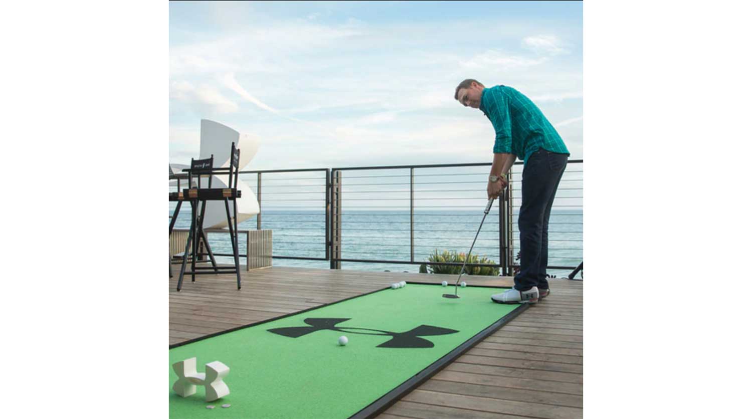 birdieball customizable putting mat