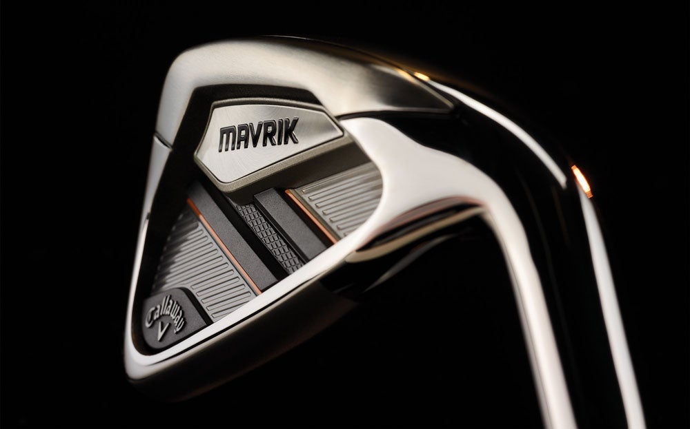 A closer look at the Callaway Mavrik iron.