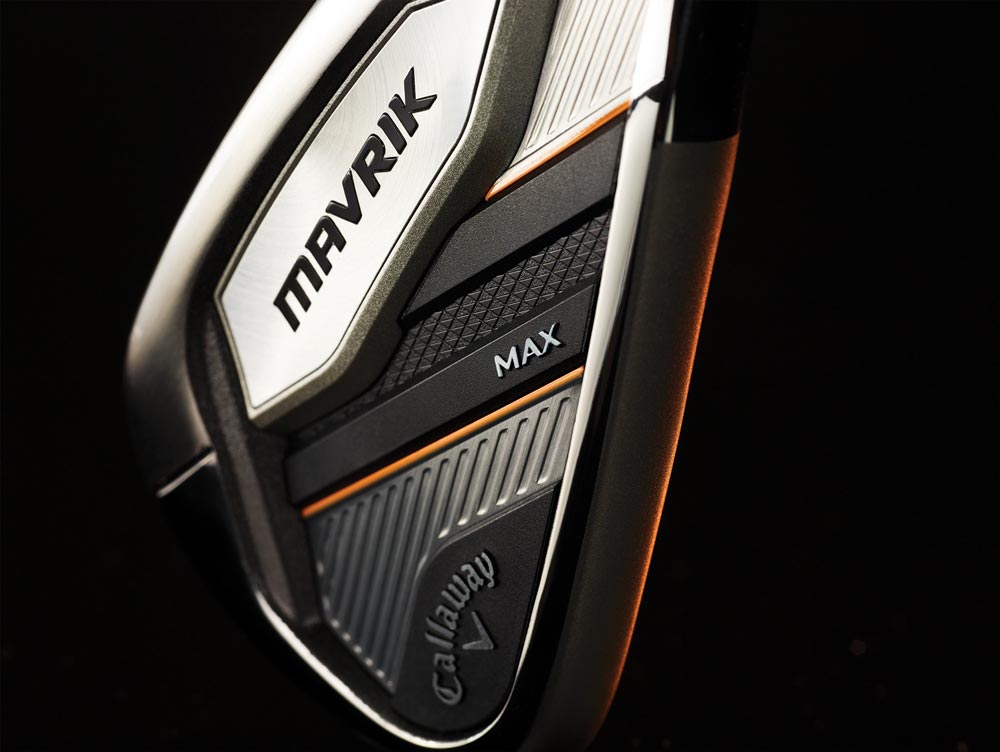 A closer view of the Callaway Mavrik Max iron.