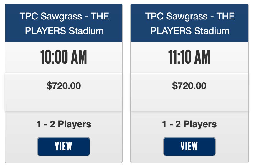Playing where the pros play isn't cheap.