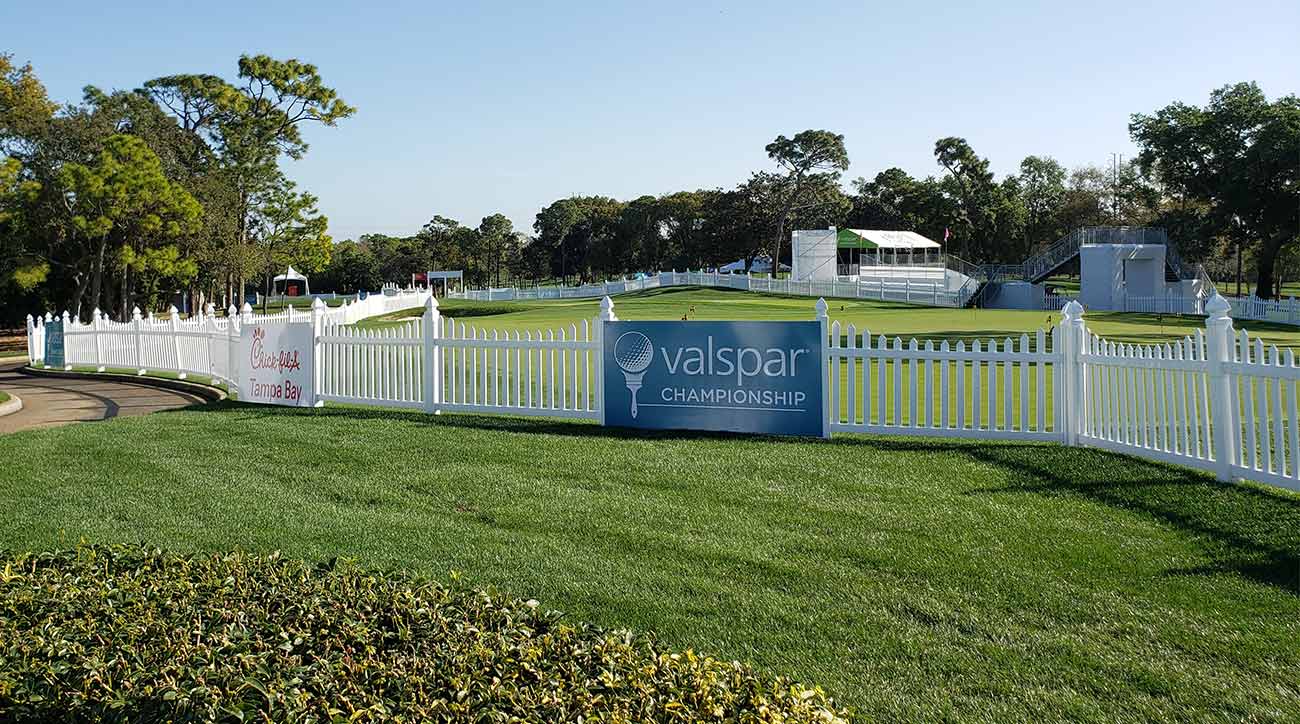 The putting green at the Valspar