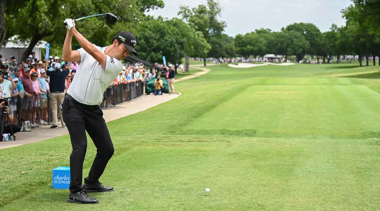 Kevin Na tees off on the first hole during last year&rsquo;s tournament. 