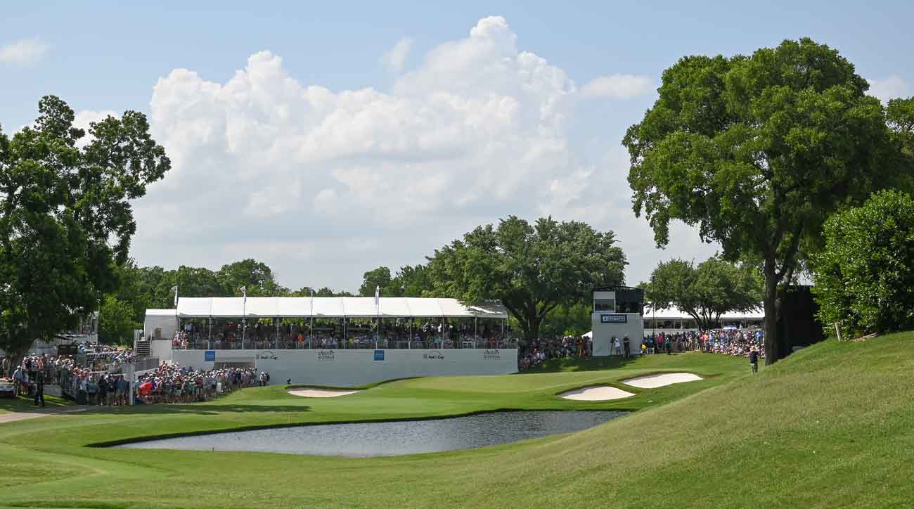 The 16th hole during last year&rsquo;s tournament. 