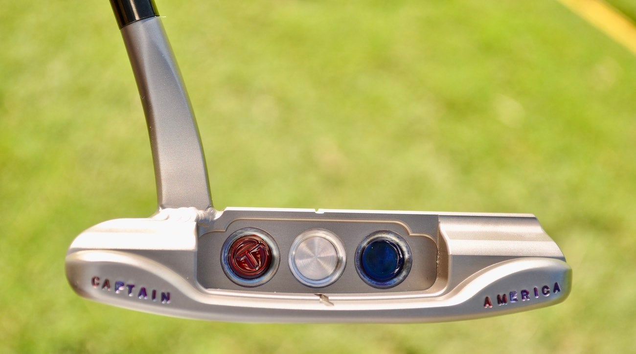 Patrick Reed's Scotty Cameron putter. 