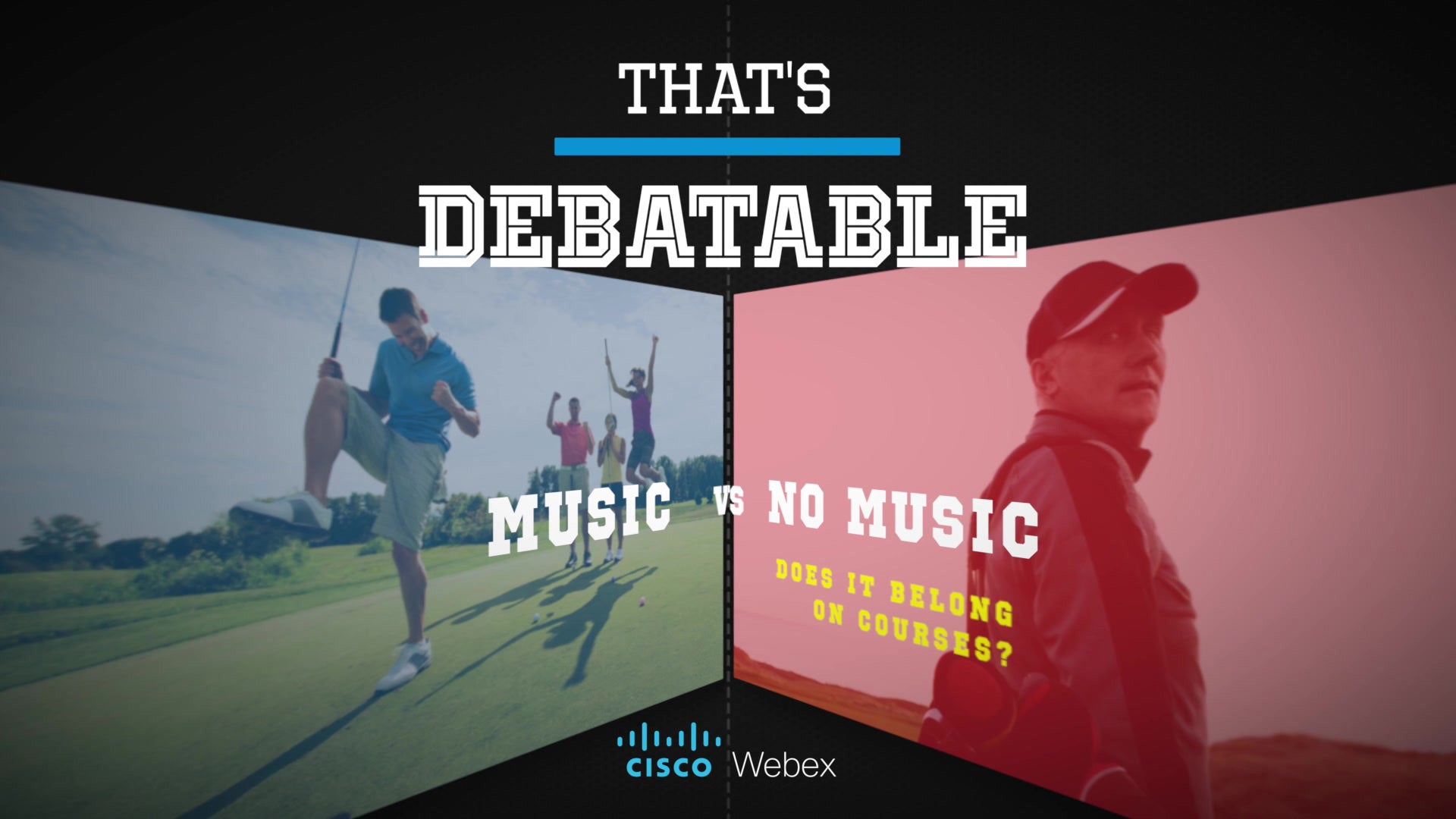 Is it better to play golf listening to music or not listening to music? That's Debatable