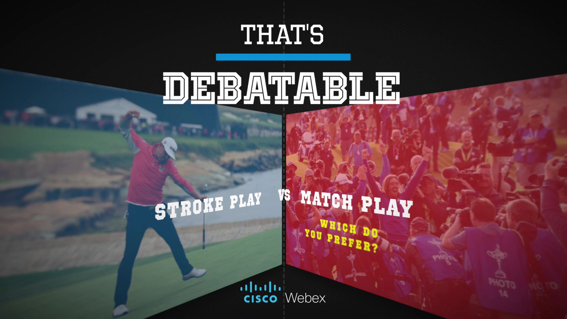 Is stroke play or match play the better golf format? That's Debatable