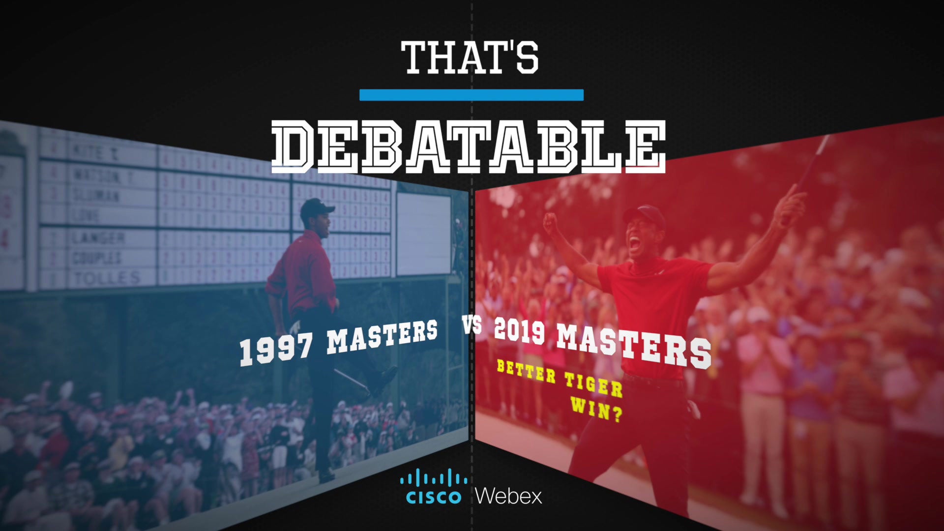 Which Masters victory is Tiger's best ever: 1997 or 2019? That's Debatable