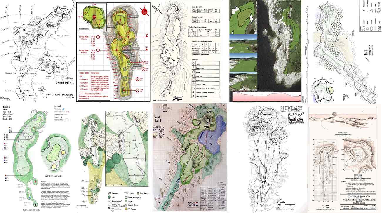 The 10 finalists for the inaugural Golf + Nicklaus Design Challenge.