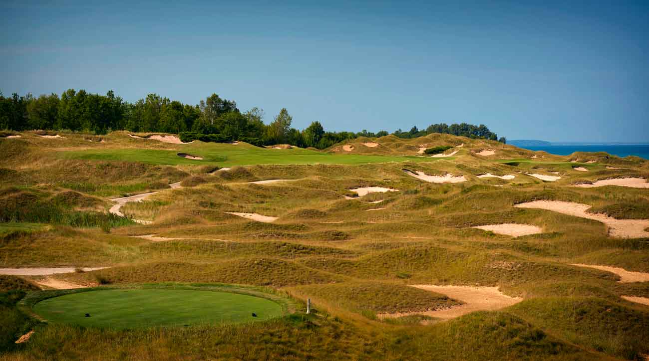 6th hole at Whistling Straits golf course