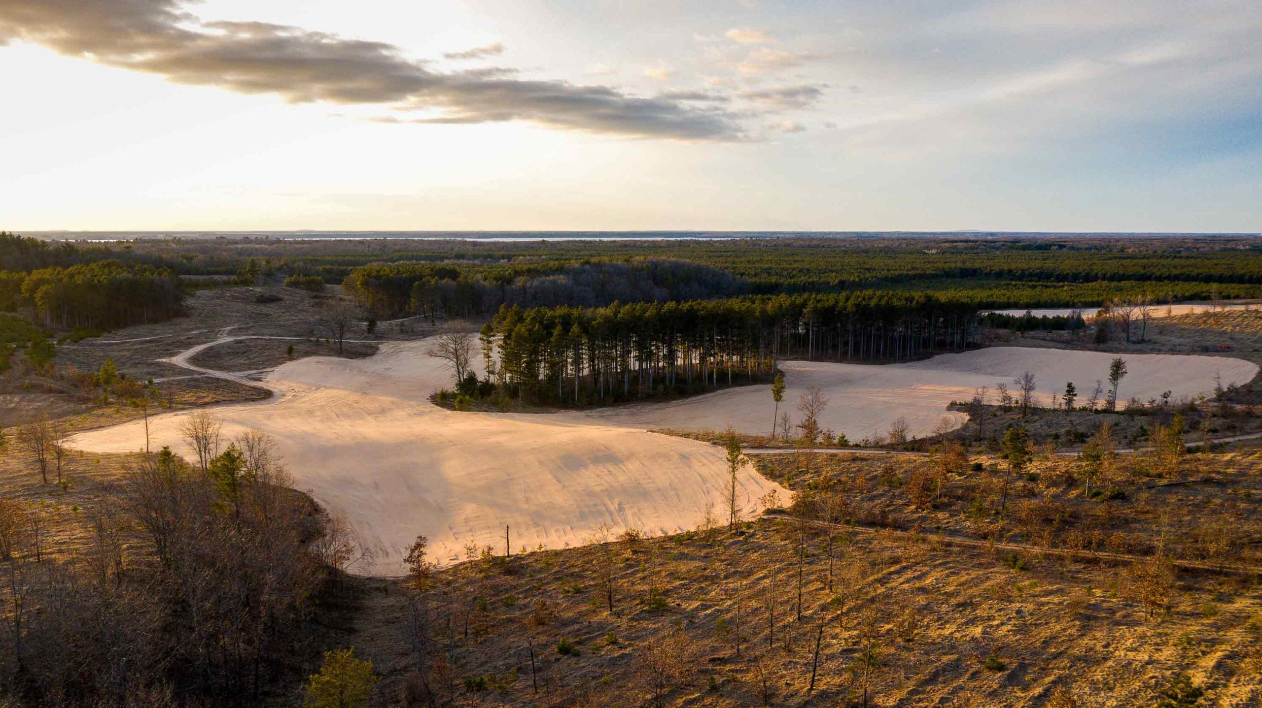 tom doak course at sand valley