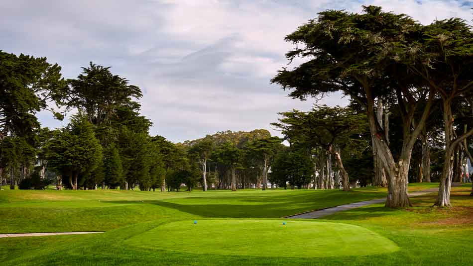 The 606-yard, par-5 4th hole in 2018.