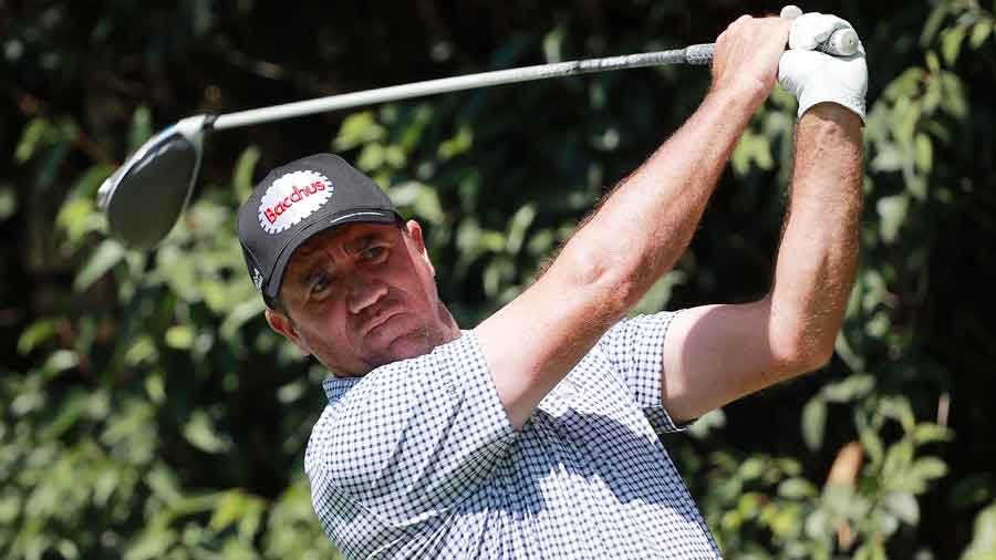 Scott Hend tees off during the World Golf Championships-Mexico Championship earlier this year.