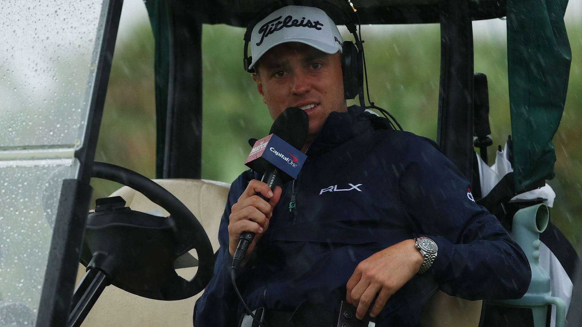 Justin Thomas during Sunday's The Match: Champions for Charity.