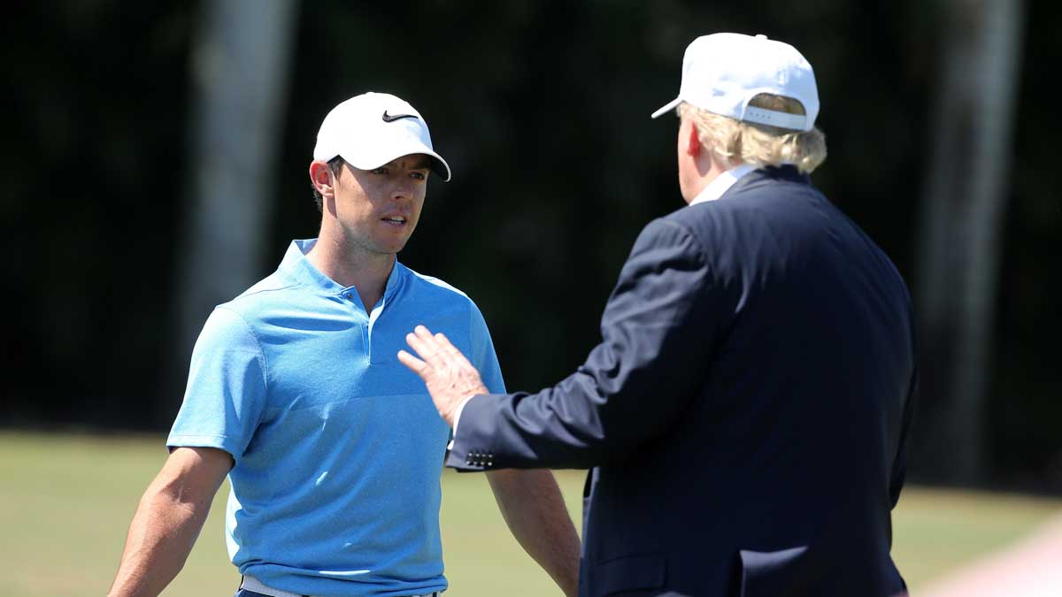 Rory McIlroy 'probably wouldn't' play golf with President Trump again