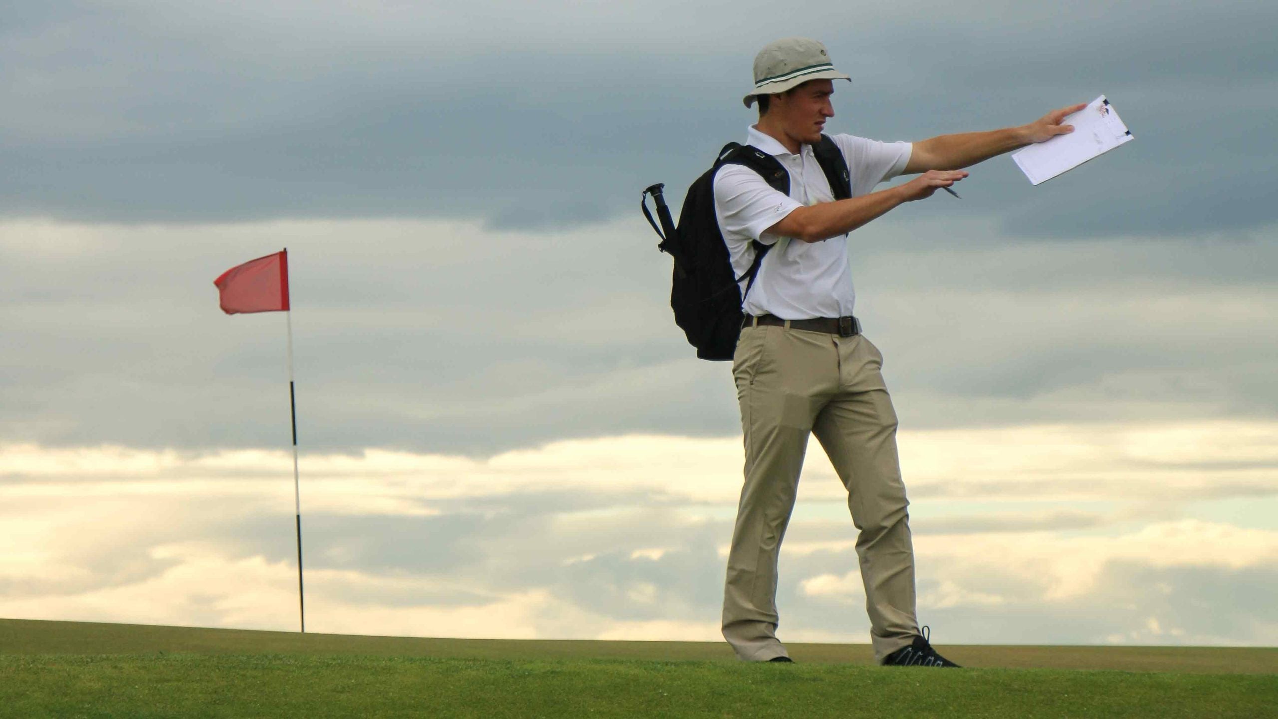 danielle smith at the old course