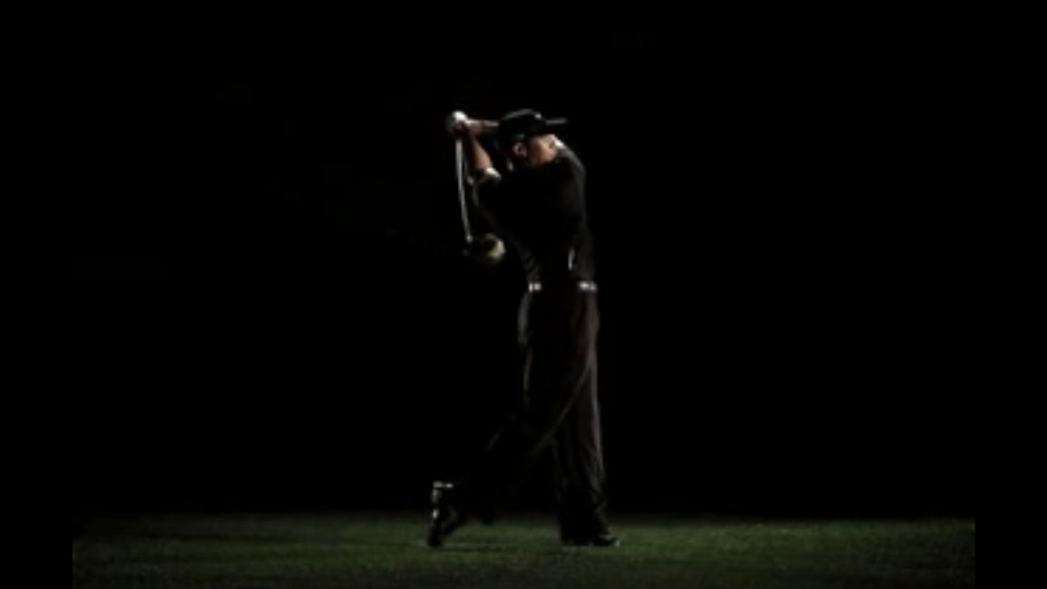 tiger woods golf swing commercial