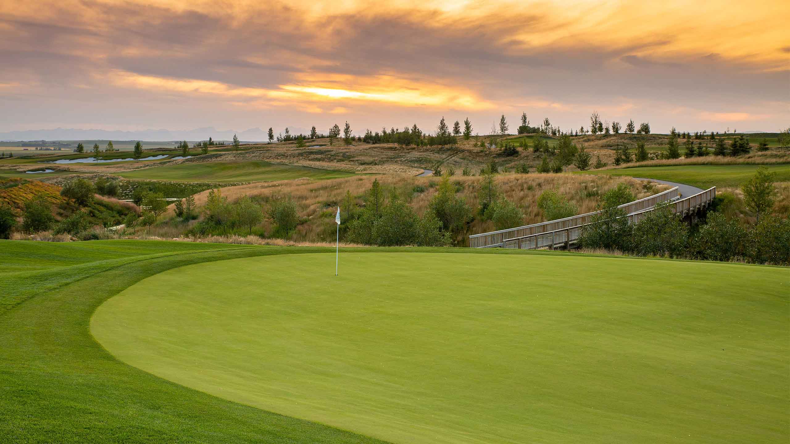 mickelson national green sunset