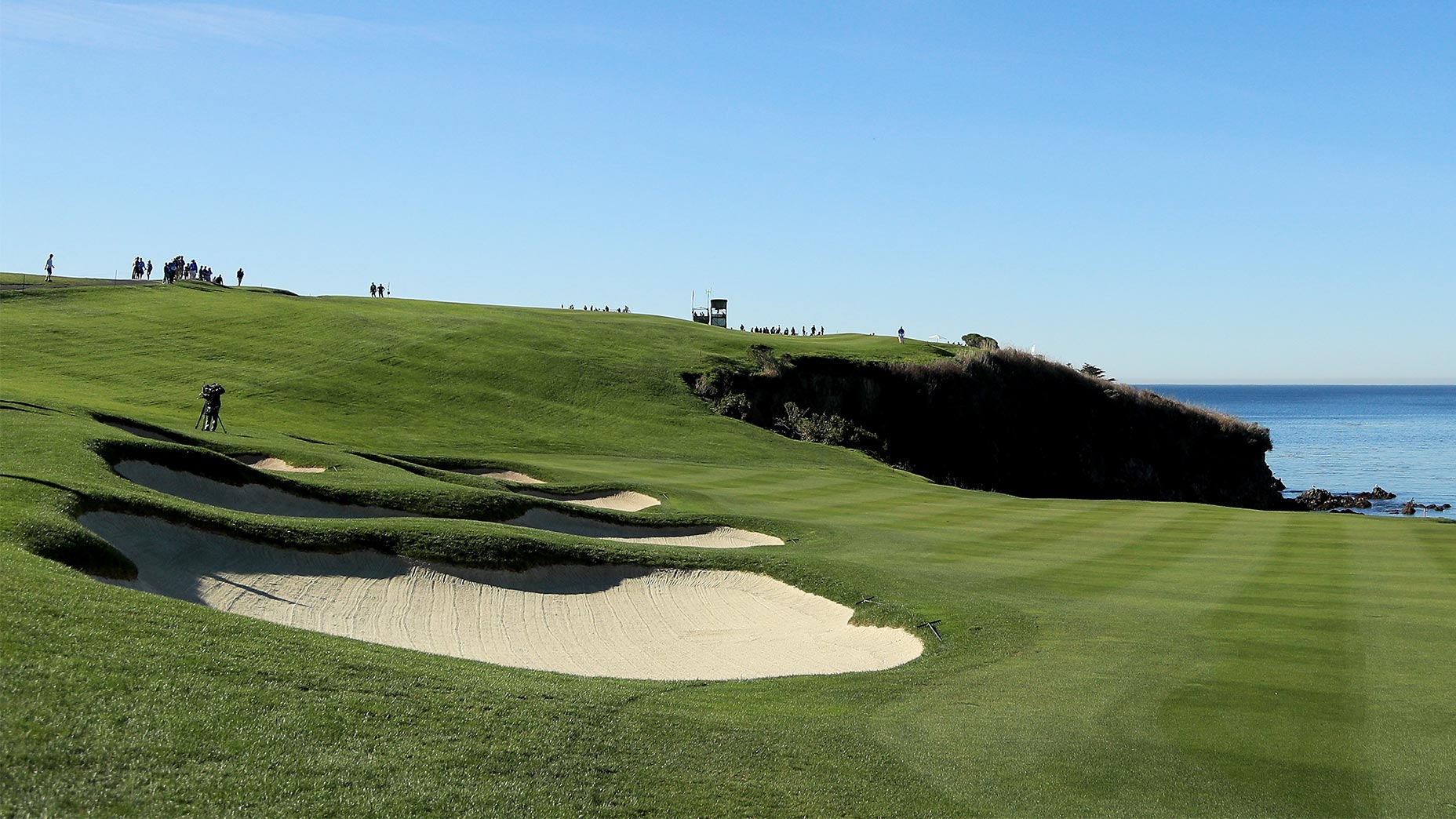 The par-5 6th hole at Pebble Beach Golf Links.