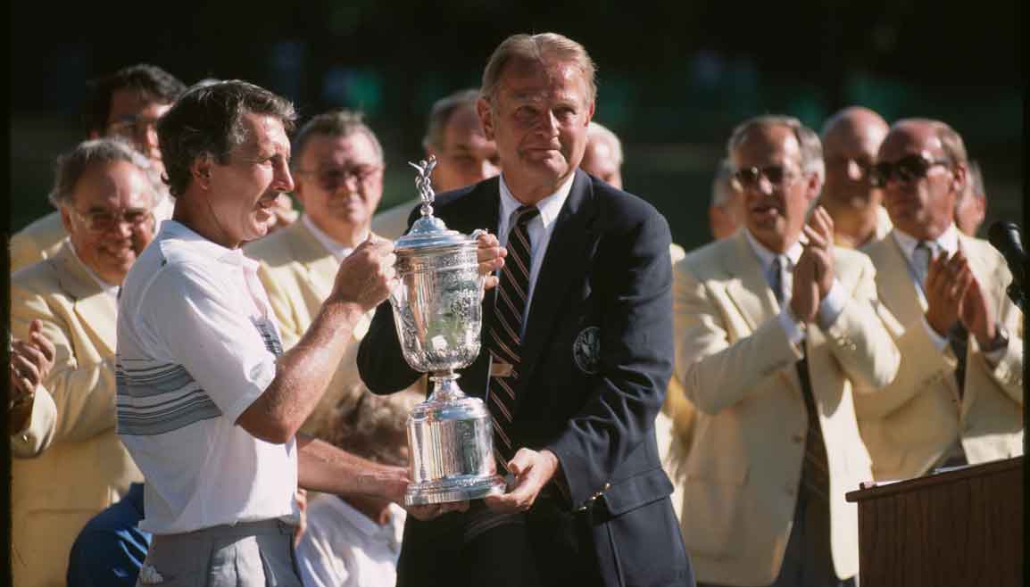 Hale Irwin U.S. Open trophy