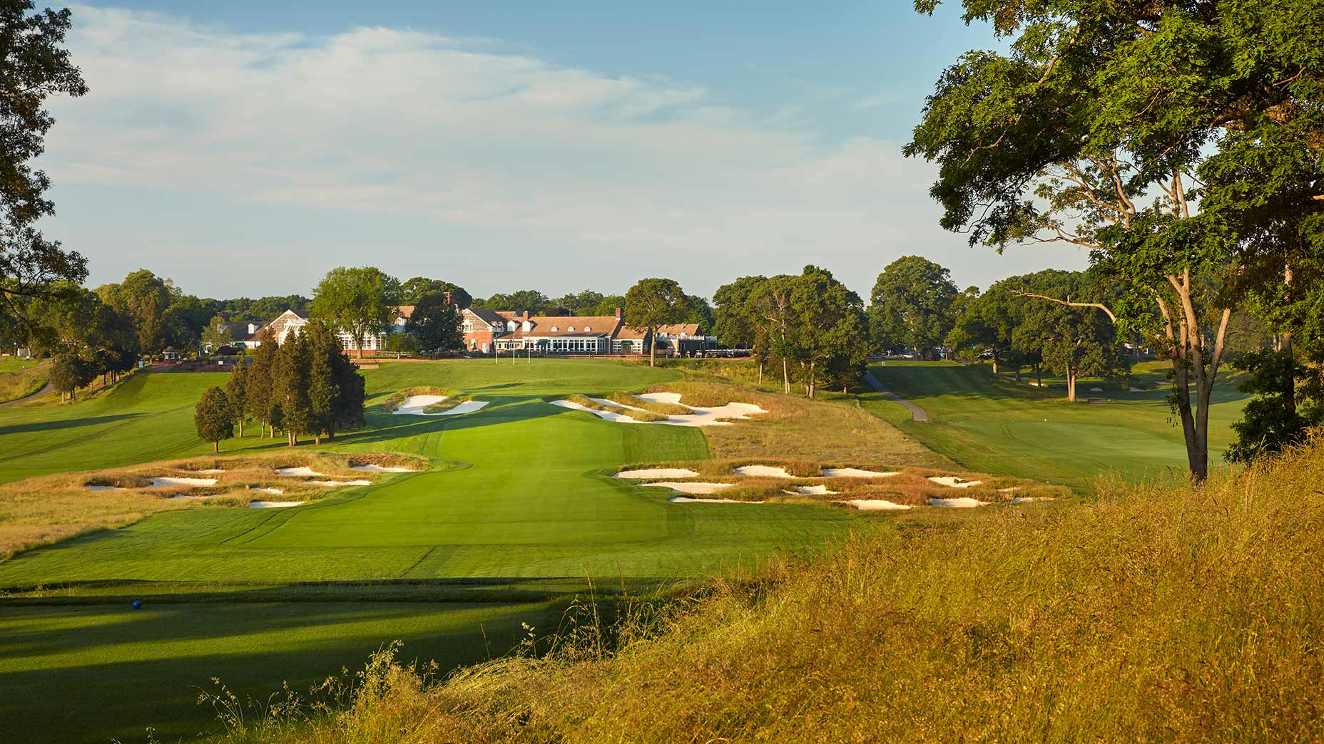 The 18th at Bethpage Black.