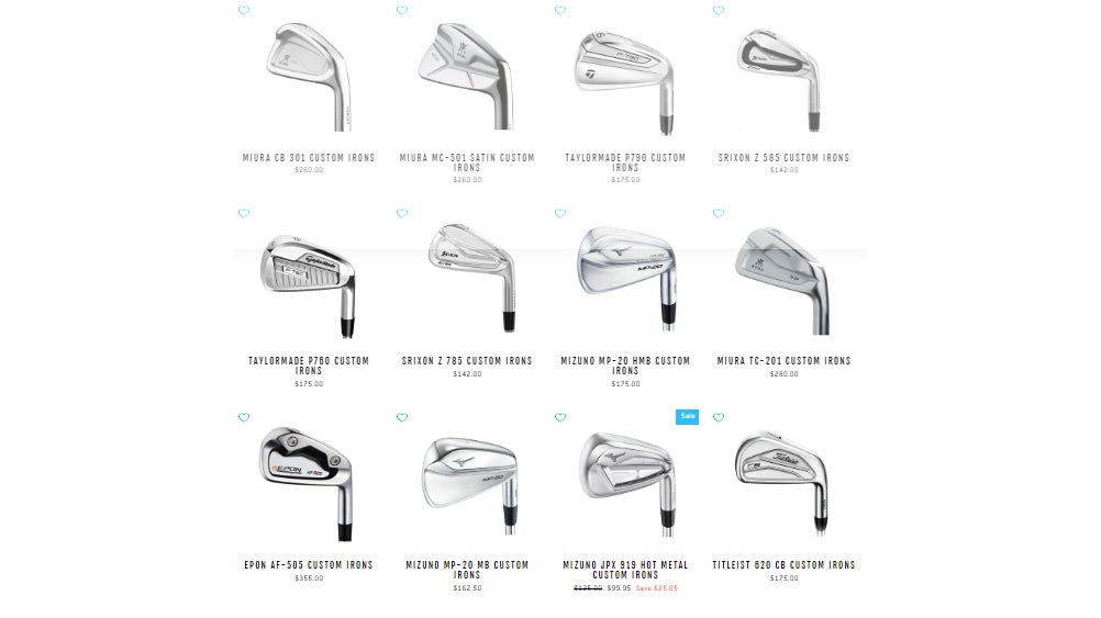 Golf irons