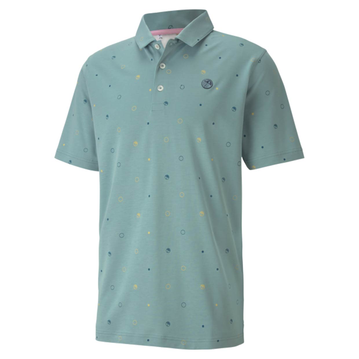 Puma legacy print golf polo