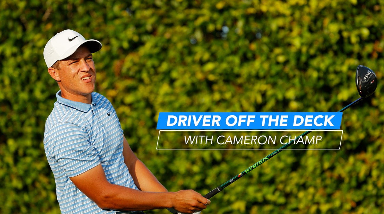 Hard shots made easy: Cameron Champ hits driver off the deck