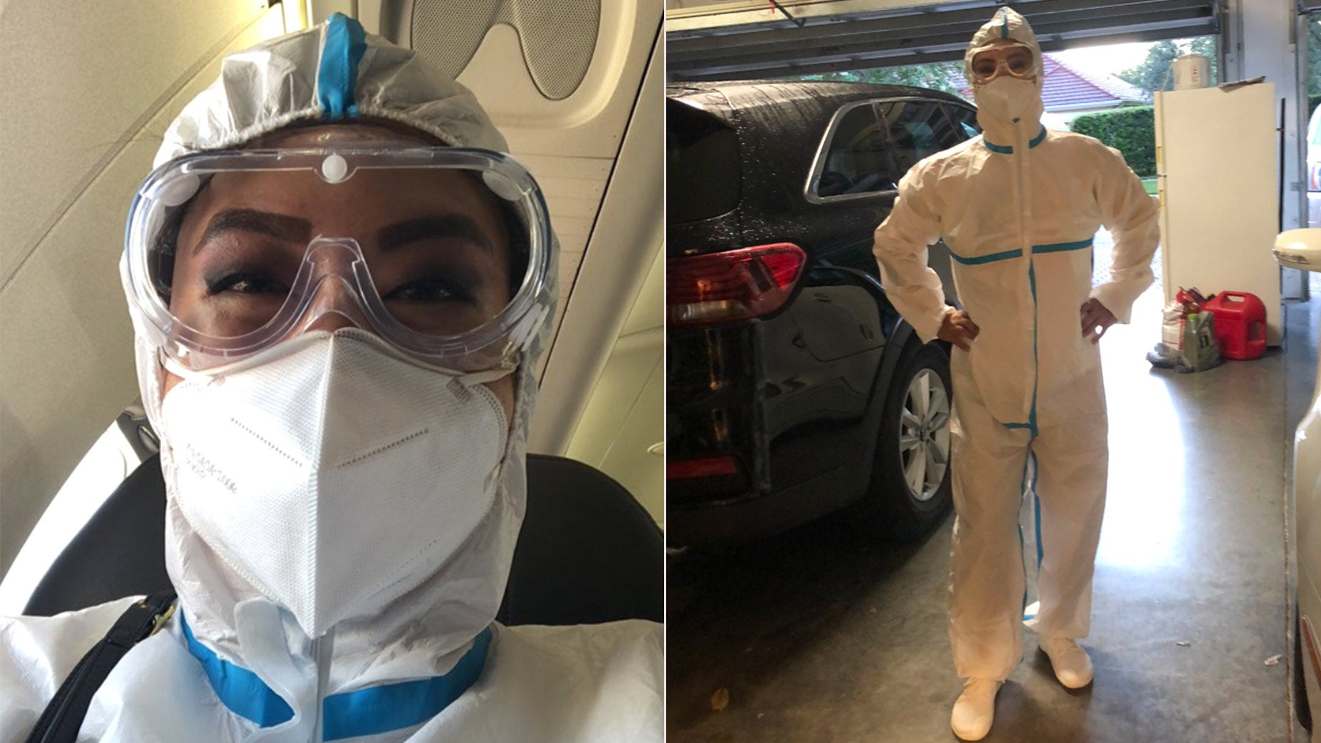 Christina Kim traveled to the LPGA's restart in a full protective suit