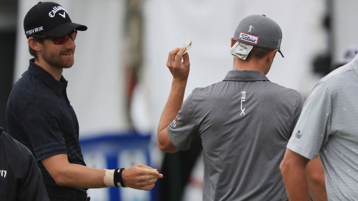 justin thomas money dollar bills