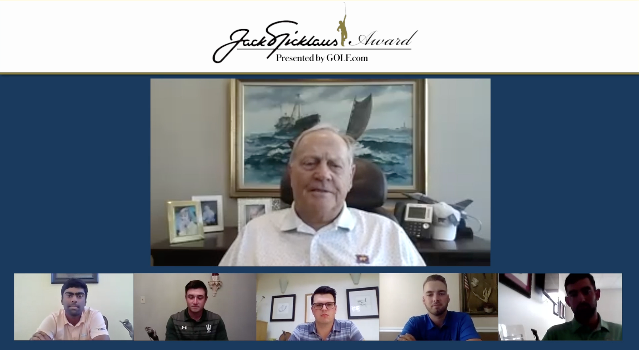 Meet the 5 standout college golfers who just won the Jack Nicklaus Award