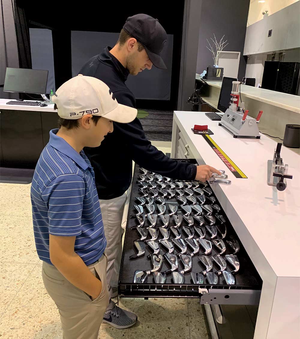 Ike gets a hand from True Spec's Caulen Coe.