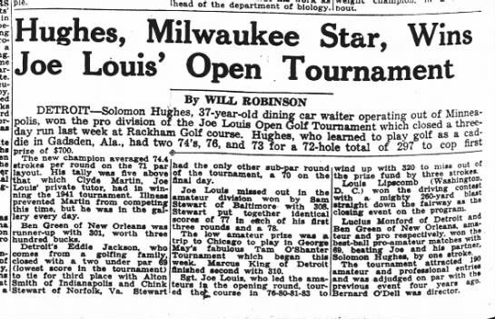 joe louis open