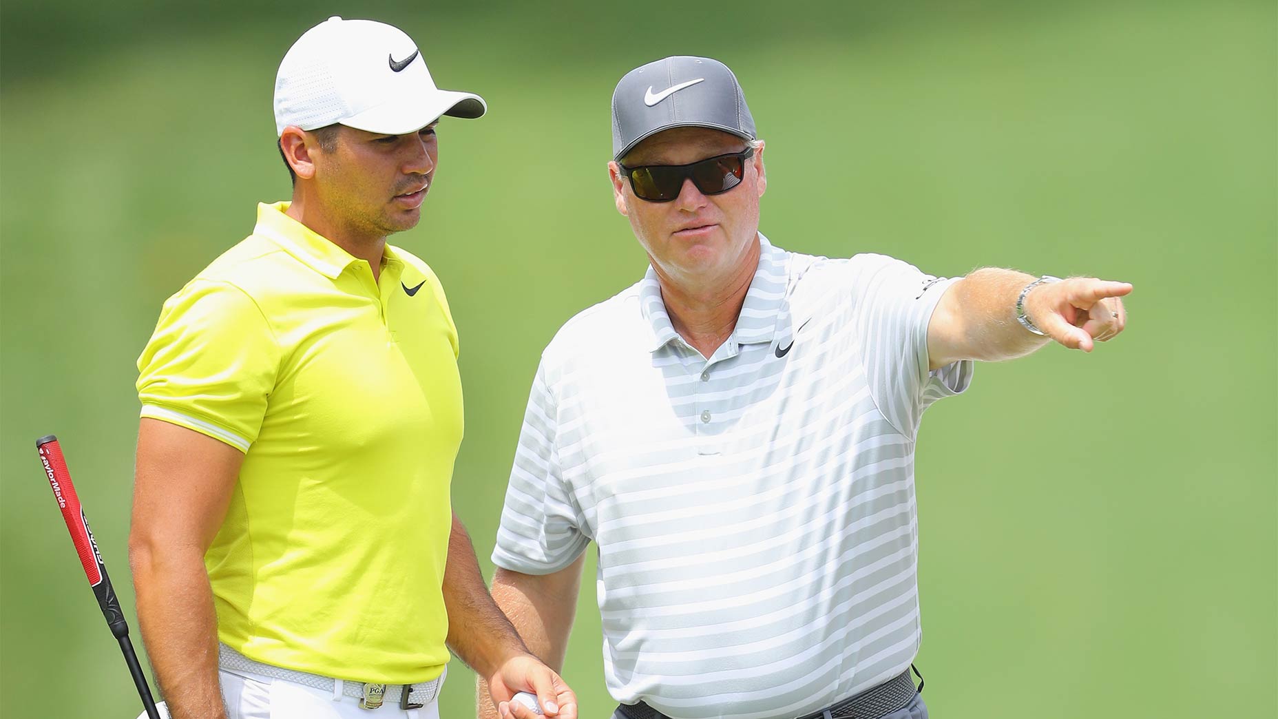 Jason Day and Colin Swatton